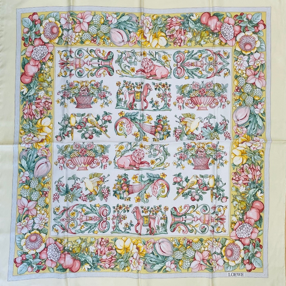 Loewe Vintage Silk Scarf